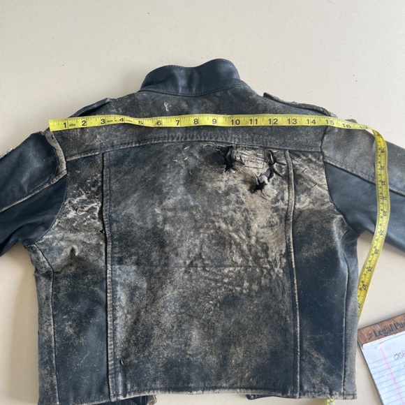 Dr Romanelli custom made cropped leather jacket XS - Picture 6 of 7